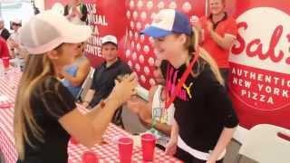 Nela Zisser Wins The 2014 Sal's Pizza Eating Contest!