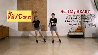 Heal My HEART - Line Dance (Choreo : Val Saari & Ribka Tobing)