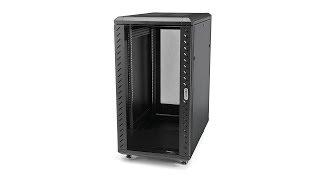 22U 36in Knock-Down Server Rack Cabinet with Casters - RK2236BKF | StarTech.com