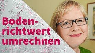 Bodenwert für Einfamilienhaus aus Bodenrichtwert umrechnen