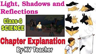 Light, Shadows And Reflections / Class-6 SCIENCE NCERT Chapter 11 हिंदी Explanation By-KV Teacher