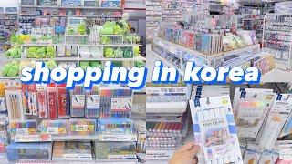 shopping in korea vlog  daiso stationery haul & art supplies 