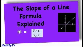 The Slope of a Line Formula Explained