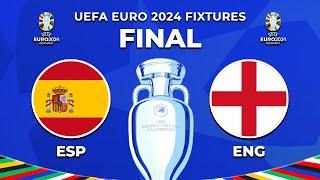 PERTANDINGAN AKHIR UEFA EURO 2024 | Jadwal Pertandingan Final EURO 2024 | FINAL EURO 2024 SPANYOL VS INGGRIS