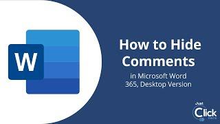 How to Hide Comments in Microsoft Word