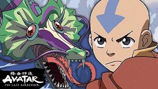 Team Avatar Escapes the Serpent!  Full Scene | Avatar: The Last Airbender