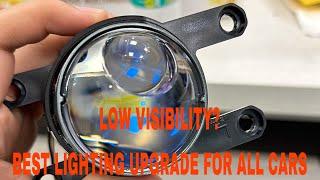 Fog lamp upgrade | Auxiliary light upgrade | For any car with 2 and 3 inch space