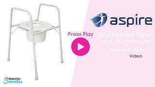 Aspire Over Toilet Aid – Aluminium - Demonstration Video