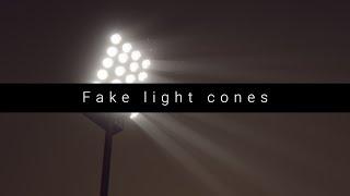 How to create fake light cones - 60 second Blender tutorial