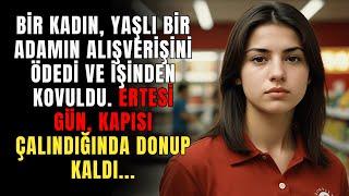 Bi̇r kadin, yaşli bi̇r adamin hesabini ödedi̇ ve i̇şi̇nden kovuldu. Ertesi̇ gün, bi̇ri̇ kapisini...