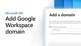 Add Google Workspace domain