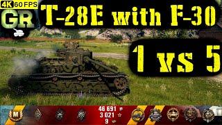 World of Tanks T-28E with F-30 Replay - 7 Kills 1.3K DMG(Patch 1.4.0)