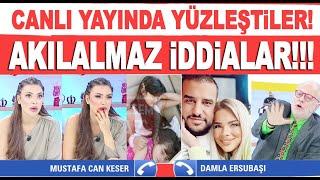 Olay Sözler!!! Damla Ersubaşı ve eski eşi Mustafa Can Keser canlı yayında yüzleşti!