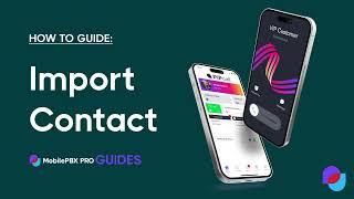 Import a contact into the MobilePBX Mobile+ app