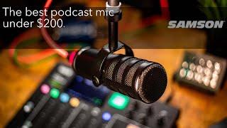 The best Podcast Mic Under $200. Q9U Samson Mic