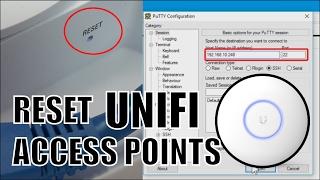 How to reset Unifi Access Points to factory default | English Version