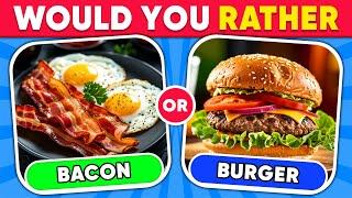 Would You Rather...?  Breakfast VS Dinner  Daily Quiz