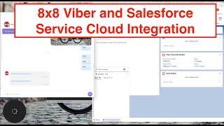 8x8 Salesforce Service Cloud  - Viber Integration