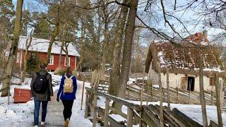 Walking at Skansen: Stockholm’s most loved attraction. Swedish cultural history, animals, atmosphere