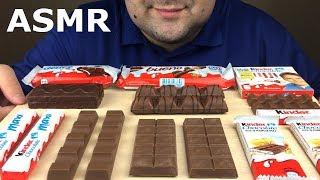 ASMR KINDER DESSERT PARTY (Eating Sounds) *Mukbang* NO TALKING