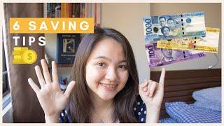 HOW TO SAVE MONEY (Philippines) l 6 Saving Tips for Students