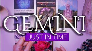 GEMINI TAROT READING | "MAJOR LIFE CHANGES!" JUST IN TIME