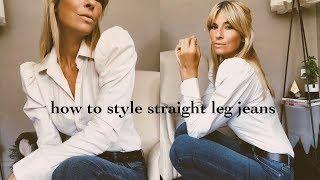 How To Style Straight Leg Jeans | Autumn Style