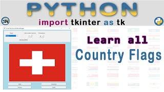 Learn Python TkInter: Build a World Flags Guessing Game Application step-by-step.