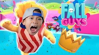 Fall Guys X LankyBox (Kaven tries to Win First Place)