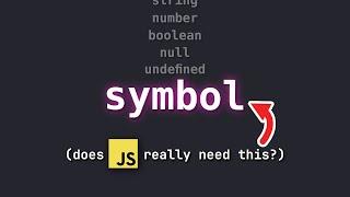 Why does Angular need JavaScript's most unused primitive