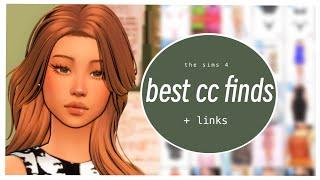 best sims 4 cc you need + links || hair, tops, and more.