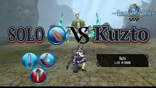 Toram Online - Blade Skill Tier 5 | Solo 2H/THS (Two Hand Sword) VS Kuzto Ultimate | 2H Gameplay