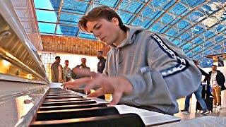 Interstellar Airport Piano Performance Paris