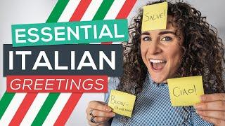 15 Italian Greetings: How to Say Hello in Italian  FREE PDF [Italian for Beginners]