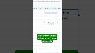 Data Validation Hack: Use UNIQUE() to never miss new entries | Google Sheets Shorts