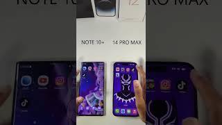 Samsung Galaxy Note 10 Plus VS iPhone 14 Pro MAX Speed Test!