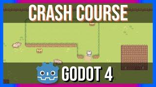 Godot 4 Crash Course for Beginners - GameDev 2D Top Down Tutorial
