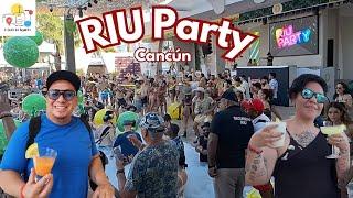 RIU PARTY CANCUN - Hotel RIU caribe 2024 | Pool party - Neon party - jungle party.