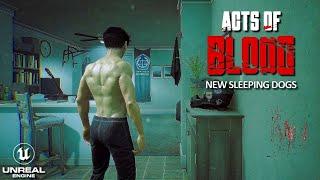 ACTS OF BLOOD Exclusive Gameplay Demo | New Brutal Action Game like SLEEPING DOGS coming in 2025