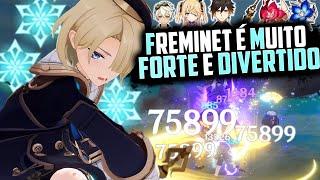 NÃO BUILD SEU FREMINET AINDA! FAÇA ISSO e FECHE o ABISMO. Com ESSE TIME & BUILD F2P! GENSHIN IMPACT!