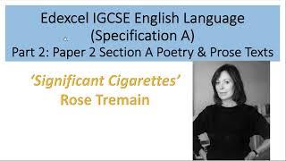 Analysis of 'Significant Cigarettes' by Rose Tremain