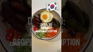 Day 11/80 KOREA: I tried making Bibimbap 