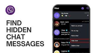 How to Find Hidden Chat Messages on Viber