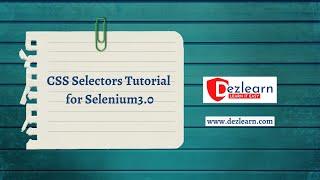 How to Create CSS Selectors (in Selenium) HQ Video