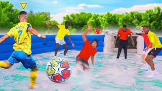 WORLD’S BIGGEST SLIP N SLIDE CHAMPIONS LEAGUE FOOTBALL MATCH!!