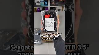 Seagate IronWolf 8TB 3.5" 7200RPM SATA NAS Internal Hard Drive Unboxing #shorts #unboxing #asmr #hdd