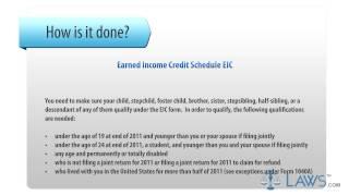 Earned Income Credit Schedule EIC