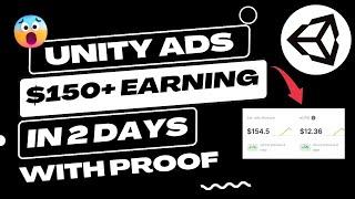 Unity ads $150 earning proof | Unity ads payment proof 2023 | as developers