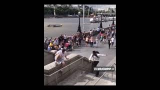 Parkour! That Boy Needs Some Milk & A Doctor! Parkour Gone All The Way Wrong! WTF!! #Shorts