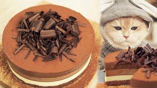 Chocolate Mousse Cake Recipe | Ultimate Triple Chocolate Mousse Cake | ASMR Cooking With Tira’s Home